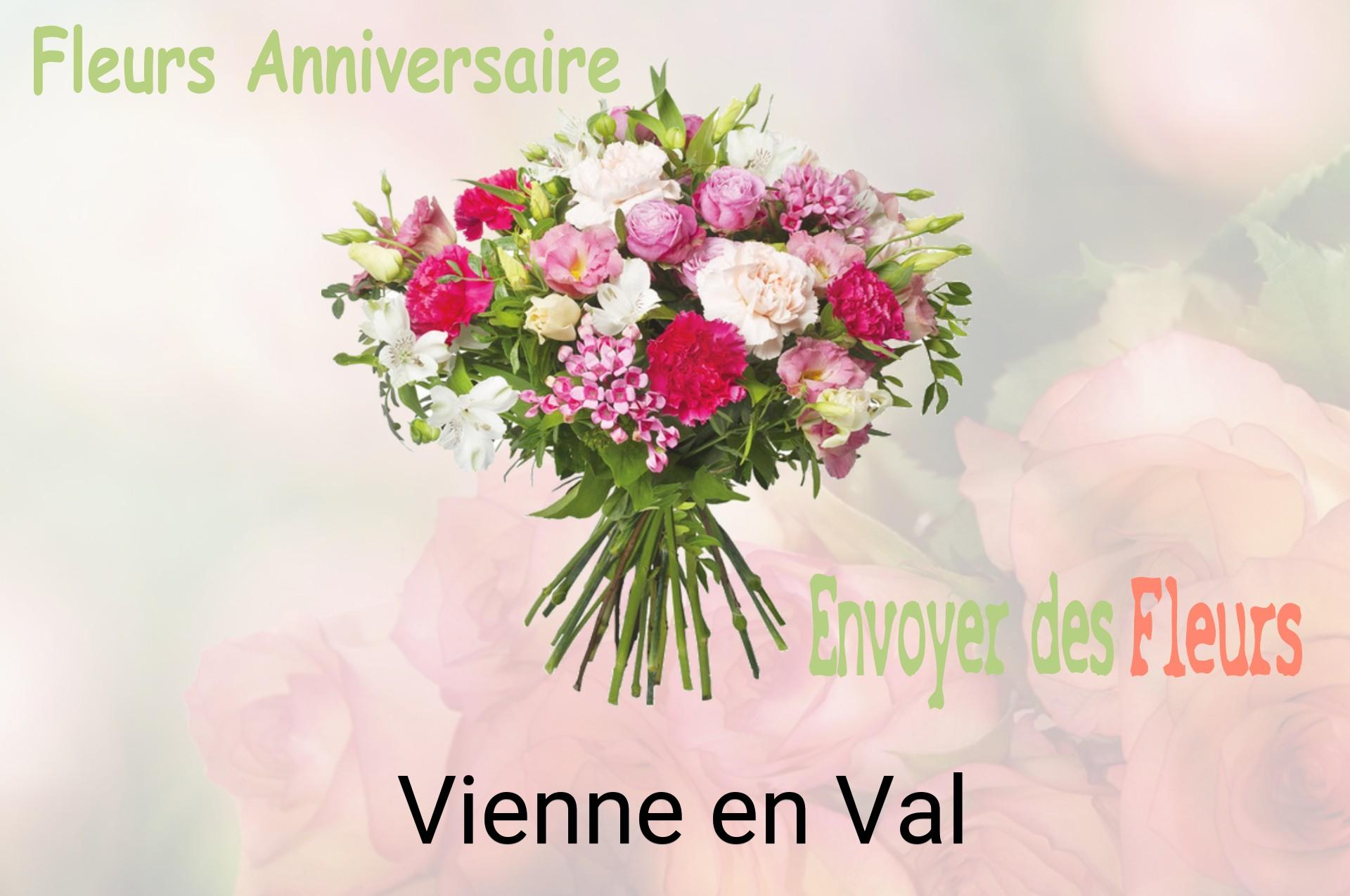 Bouquet de fleurs d’anniversaire livré à Vienne-en-Val