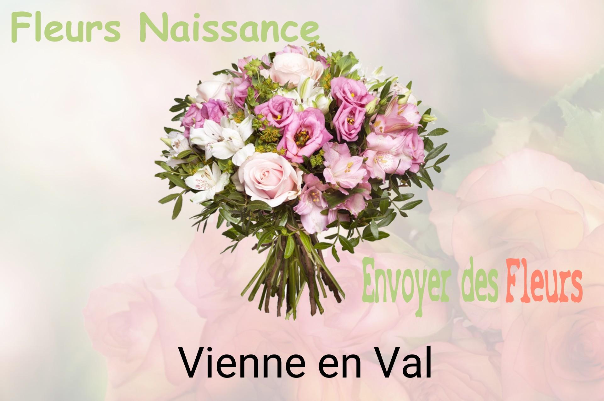 Bouquet de fleurs de naissance livré à Vienne-en-Val